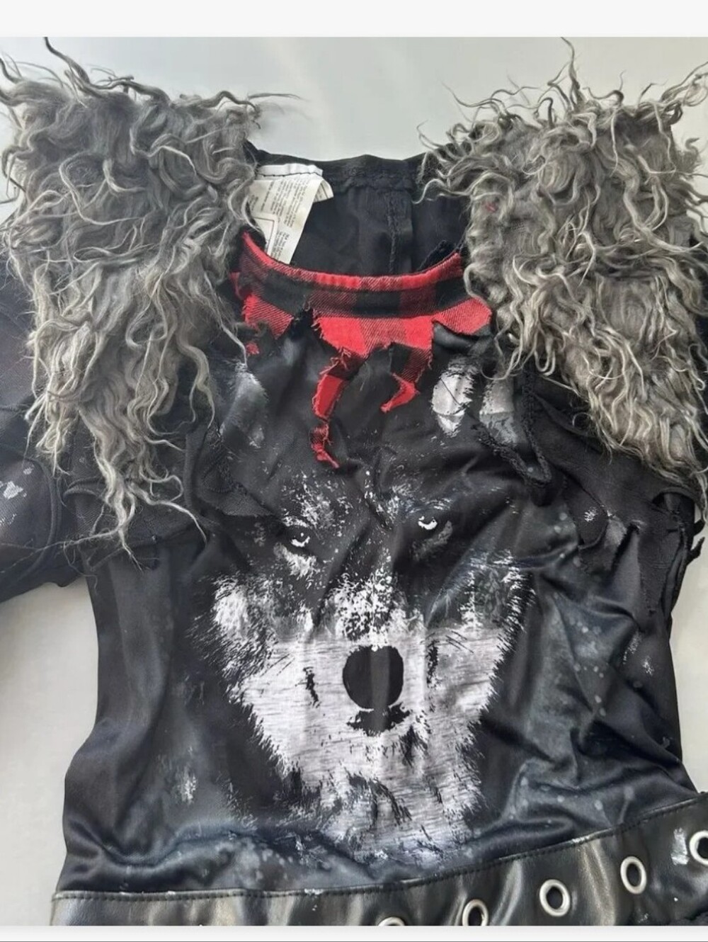 SHE-WOLF Wearwolf h Tail 2pc Halloween Masquerade Cosplay Costume - Picture 3 of 11